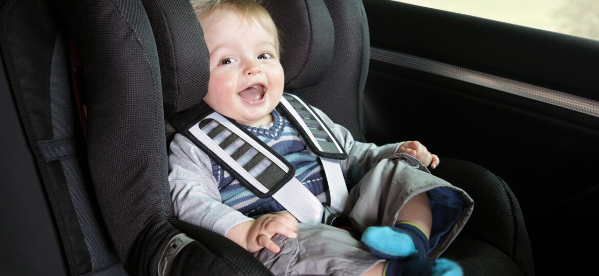 Baby in car seat