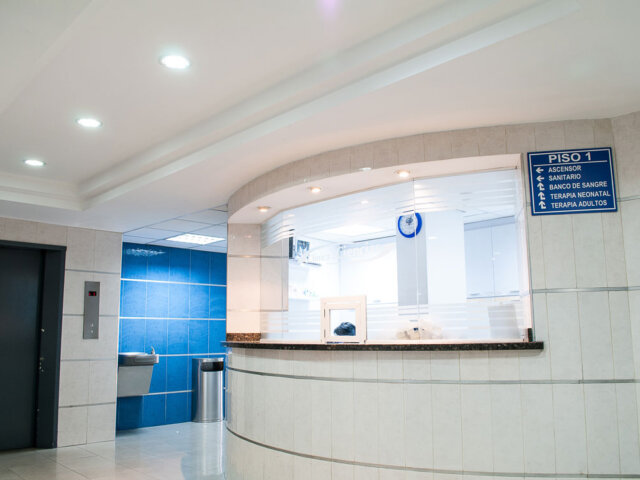 Hospital reception area