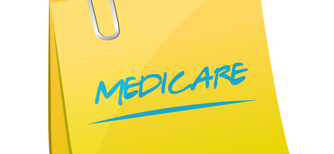 Medicare sticky note