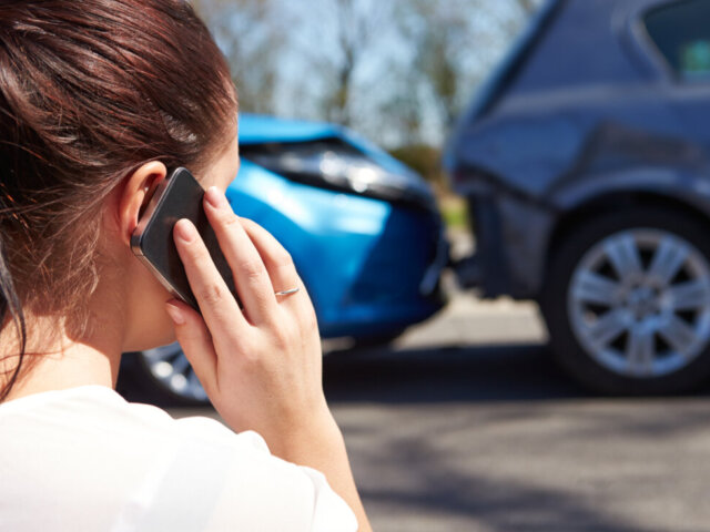 Woman on phone