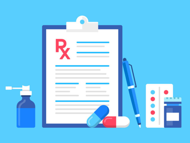 Rx clipboard and medications