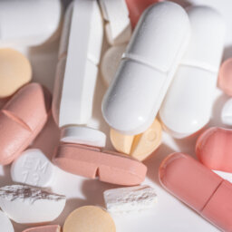 A pile of prescription medications