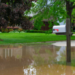 Flooded street