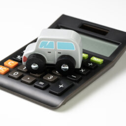 Car on calculator