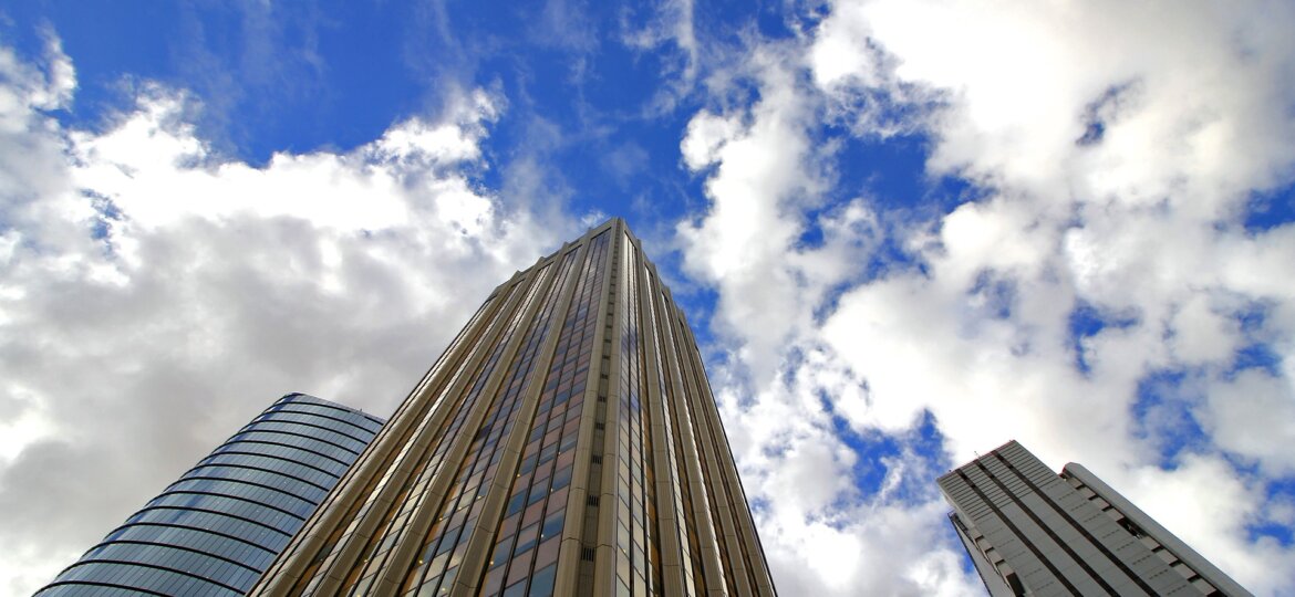 Three skyscrapers