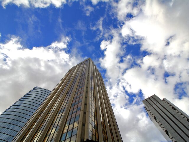 Three skyscrapers