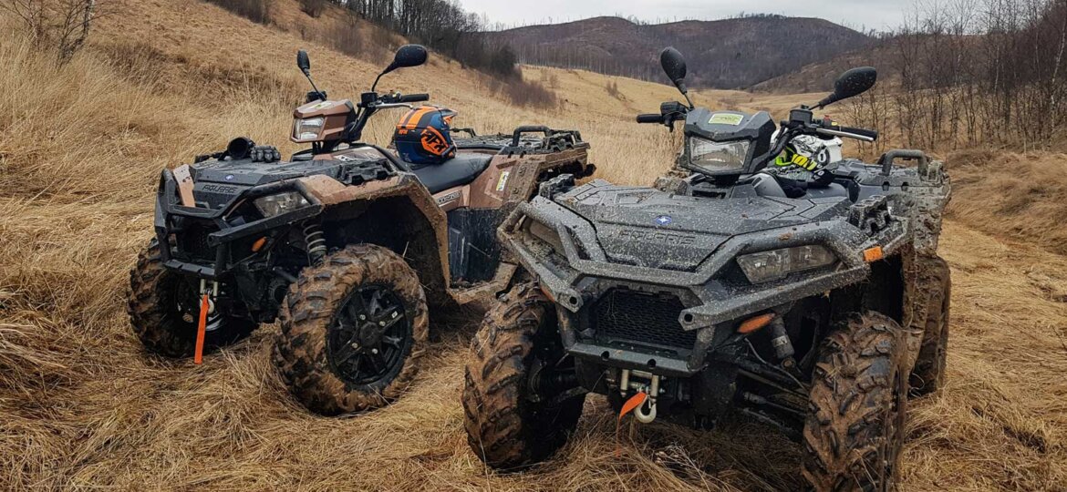 Two ATVs